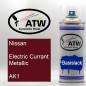 Preview: Nissan, Electric Currant Metallic, AK1: 400ml Sprühdose, von ATW Autoteile West.